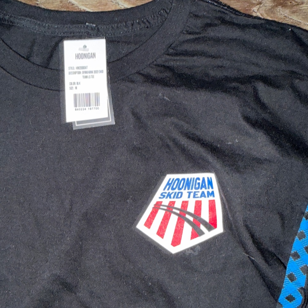 ๐ NWT Hoonigan Long Sleeve Logo Tee Travis Pastrana - Picture 2 of 5